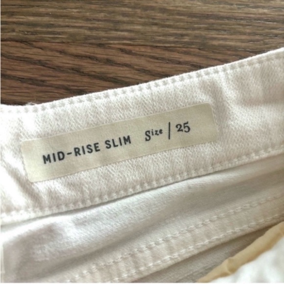 ANTHROPOLOGIE Pilcro and the
Letterpress White Boyfriend Jean Shorts 25 0 - Picture 6 of 11